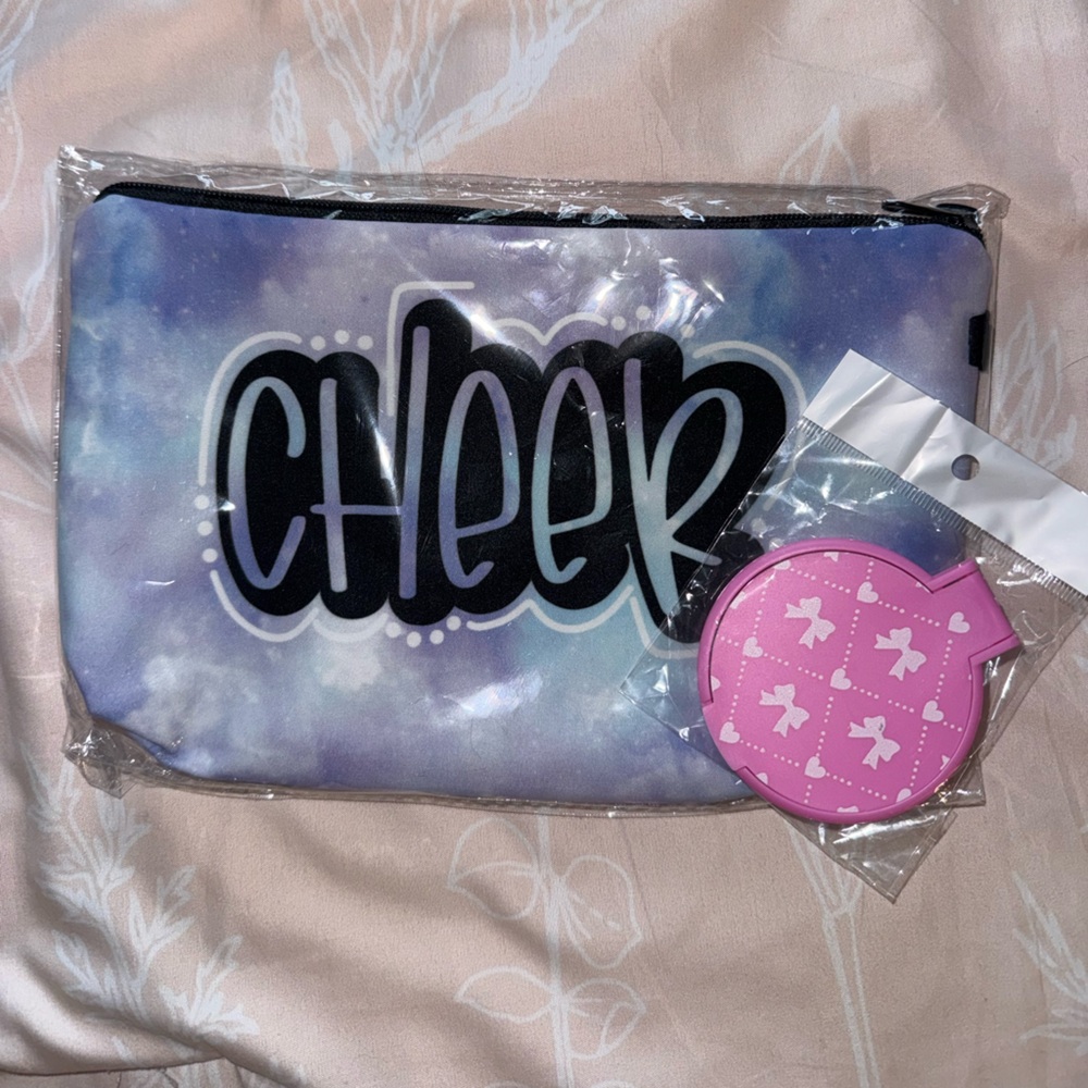 Makeup Bag & Mirror Bundle